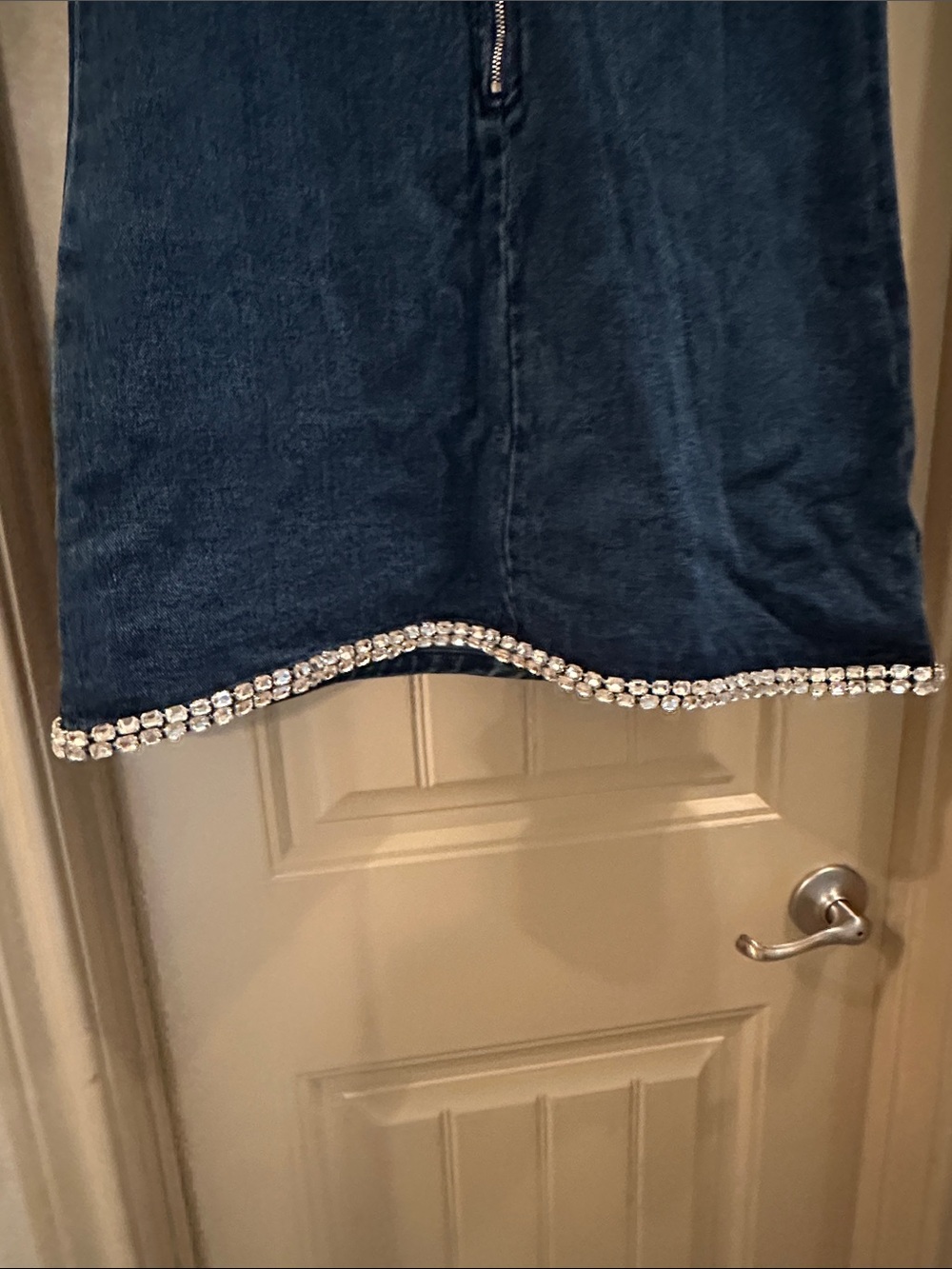 Denim & Sparkle Dress - Picture 7 of 8